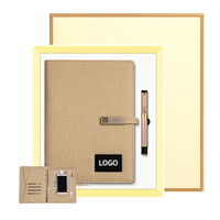 Carnet intelligent personnalisé 2025 avec logo, batterie externe rechargeable sans fil 8000 mAh, carnet écologique personnalisé