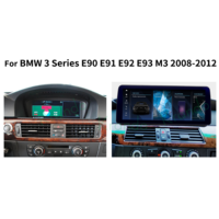 Écran Android 12,3 pouces pour BMW Série 3 E90 E91 E92 E93 M3 2008-2012 Autoradio multimédia de voiture Lecteur d'unité principale 4G WIFI Carplay