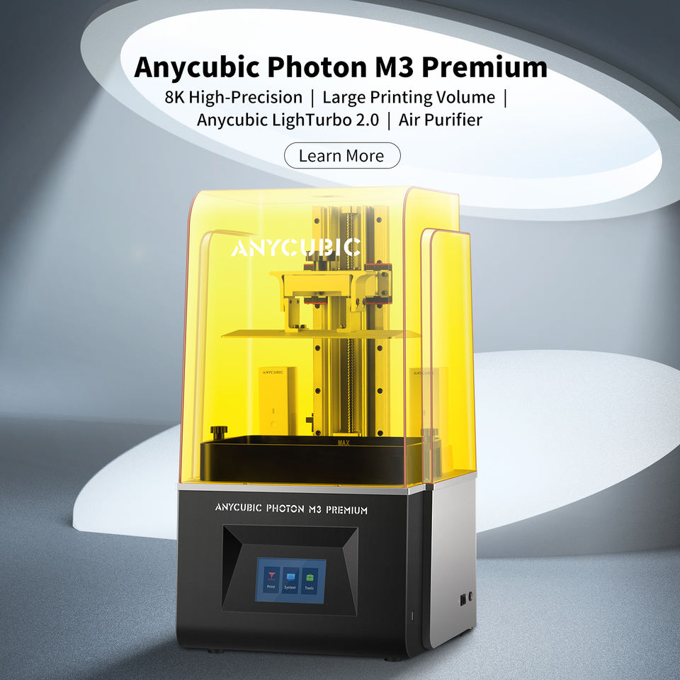 ANYCUBIC M3 Premium 8K Precision Semi-Automatic LCD 3D Printer