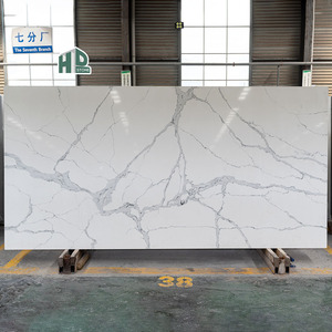 Piano <span class=keywords><strong>Cucina</strong></span> in Quarzo Cinese HD Stone, Produttore <span class=keywords><strong>di</strong></span> Lastre in Quarzo Bianco Venus Calacatta - Product Image 1