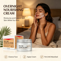 Crème à la racine de yam sauvage pour femmes, formule naturelle, soulagement des bouffées de chaleur, hydratation intense, équilibre hormonal