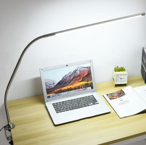 Lampe de bureau LED 15W, 3 modes de couleur, 10 niveaux de luminosité, pince métallique USB, éclairage de lecture, lampe à ongles, outil d'éclairage pour salon de manucure et poste de travail - Product Image 6