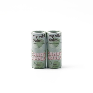 Tube en papier biodégradable personnalisable pour cosmétiques, tube cylindrique pour rouge à lèvres et baume à lèvres, vente en gros - Product Image 2