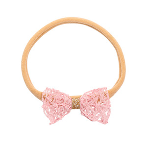 Diademas con lazo rosa <span class=keywords><strong>para</strong></span> niña, cinta <span class=keywords><strong>para</strong></span> la cabeza <span class=keywords><strong>de</strong></span> recién nacida, <span class=keywords><strong>para</strong></span> niña <span class=keywords><strong>turbante</strong></span>, accesorios <span class=keywords><strong>para</strong></span> el cabello <span class=keywords><strong>para</strong></span> bebé - Product Image 5