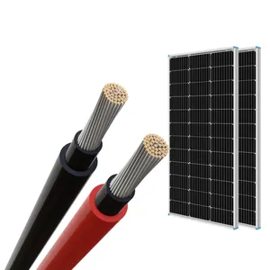 TUV XLPO 6mm2 fournisseur haute tension 3 cœurs DC 1500V PV câble solaire pour panneau solaire