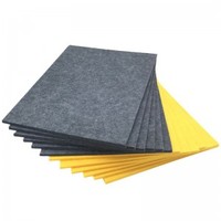 Aiguilles 100% Polyester respectueux de l'environnement, 1 pièce, feutre Non tissé, couleurs perforées