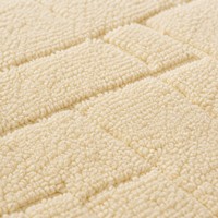 Moderner Luxus-Teppich mit Prägung, Wasserdicht, Seidenoptik, für Wohnzimmer und Schlafzimmer, Weicher Teppich, Fleckresistenter Bodenbelag