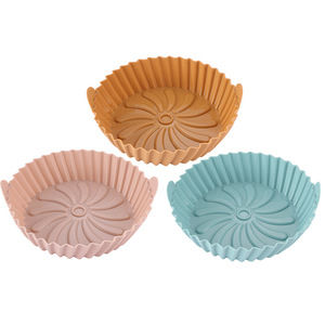 Stampo Rotondo in Silicone Riutilizzabile e Resistente al Calore, Senza Rivestimento e con Spessore Personalizzabile, <span class=keywords><strong>per</strong></span> <span class=keywords><strong>Friggitrice</strong></span> <span class=keywords><strong>ad</strong></span> <span class=keywords><strong>Aria</strong></span>, Forno, Pizza e Torte - Product Image 1