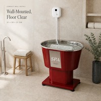 Machine de spa murale pour animaux ALFAPET AP-500D, machine de bain pour animaux, machine de spa d'hydrothérapie, massage à bulles d'air pour le toilettage des animaux