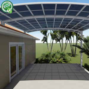 Polycarbonate Cantilever Auvent En Aluminium Restractabel Garage Utilisé En Métal Carport Pvc - Product Image 4