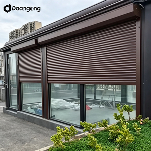 Persianas Enrollables para Ventanas, <span class=keywords><strong>Persiana</strong></span> Enrollable de Seguridad de Aluminio, Protección Solar Antirrobo para Ventanas de Hogar, Personalizadas - Product Image 1