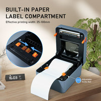 Impresora de Etiquetas Térmicas HZTZ T40, Etiqueta Adhesiva de 110 mm, 4 Pulgadas, Interfaz WiFi, Impresora de Códigos de Barras para Envíos y Albaranes
