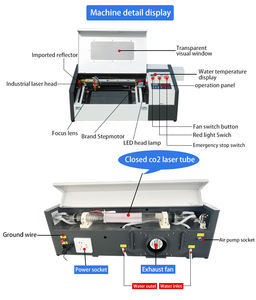 آلة قطع بالليزر صغيرة للحرف اليدوية جهاز نقش الخشب مع تطبيقات المجوهرات للخشب والحجر والبلاستيك والزجاج والمطاط - Product Image 3