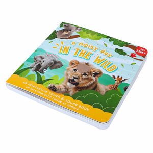Impresión de Libros de Sonido Musicales Personalizados para Bebés, Libro Electrónico Interactivo con Sonidos de Animales en Inglés para Niños, con Audio - Product Image 1