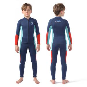 <strong>Children</strong> <strong>Diving</strong> Suit Kids Wetsuit Neoprene 2.5mm Boys 2-pieces Separated Swimsuit Long Sleeve for Surfing Snorkeling W836 - Product Image 3