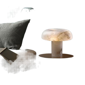 Lampe de table moderne en forme de champignon, LED E27 220V, protection des yeux, pour chambre à coucher, bureau, éclairage décoratif - Product Image 5
