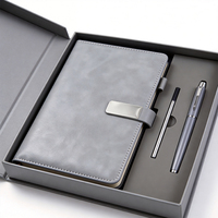 Vorrätiges Firmen-Notizbuch-Set A5 Magnetische Geschenkbox Meeting-Notizbuch-Set Herstellungsfabrik