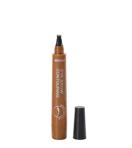 Hot Sale Temperament Improving Various Eyebrow Shapes Creating 4 Heads in 1 Eyebrow Pencil