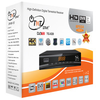 Boîtier TV Wi-Fi Quad Core avec DVB-T2 4K Ultra HD Android 15 Processeur Amlogic S905W pour la télévision numérique terrestre