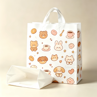 Sac de courses en plastique personnalisé avec impression sur mesure, idéal pour les supermarchés et les centres commerciaux