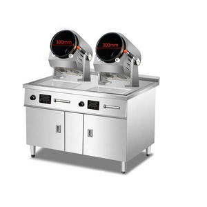 <span class=keywords><strong>Robot</strong></span> de cuisson intelligent intelligent pour wok à rouleau de riz sauté rotatif <span class=keywords><strong>multifonction</strong></span> à gaz électrique - Product Image 6