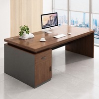 Juego de Silla y Escritorio de Madera para Oficina, Rectangular, Varios Tamaños, Fácil Montaje, Venta al Por Mayor para Hogar y Oficina