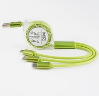 LC636 Cable DE DATOS USB con logotipo personalizable Marca impresa Teléfono móvil Sincronización de carga Datos Promoción Regalo Cable de datos personalizado 3 en 1
