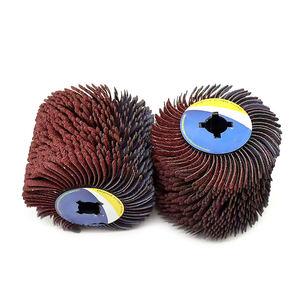 Tambour abrasif flexible tréfilage personnalisé divers grains tambour de roue à lamelles <span class=keywords><strong>pour</strong></span> <span class=keywords><strong>meuler</strong></span> les métaux mous des menuiseries - Product Image 3