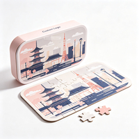 Puzzle en papier personnalisé à imprimer, jeu de puzzle éducatif pour les soirées en famille, jouets pour enfants