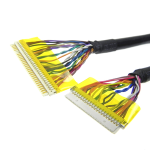 Câble de signal LVDS personnalisé DF19-20S-1C 20 broches, pas de 1,0 mm, pour écran tactile industriel LCD et ordinateur - Product Image 5