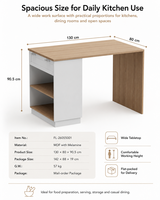 Console d'entrée moderne, meuble buffet de cuisine, îlot de comptoir en MDF avec rangement