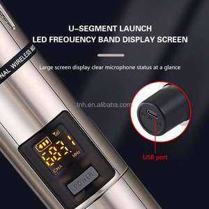 TNH UM- E68 Karoke Mic Universal U-Segment Drahtlose Mikrofon familie KTV Singing Audio Hand mikrofon für den Gesangs unterricht - Product Image 4