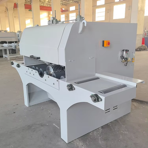 Scie à refendre multi-lames robuste pour la coupe de bois de chauffage/bois d'œuvre, machine automatique de découpe de bois à alimentation verticale par chaîne - Product Image 3