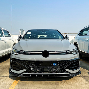 สปลิตเตอร์หน้าคาร์บอนไฟเบอร์แบบด้านสำหรับรถ Volkswagen Golf 8.5 Rline Gti ปี 2024 รุ่น Amp Z สไตล์แต่ง - Product Image 2