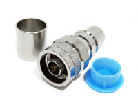 Factory Supply 50 Ohm N Type Male Plug Solderless for LMR500 LMR600 10DFB Cable Time s RF Coax Coaxial Cable Connectors