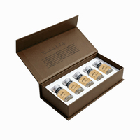 Boîtes rigides en carton de luxe, ensemble de 5 pièces, fermeture magnétique, emballages cosmétiques pour flacons de peptides, tailles 2 ml x 3 ml x 5 ml x 10 ml