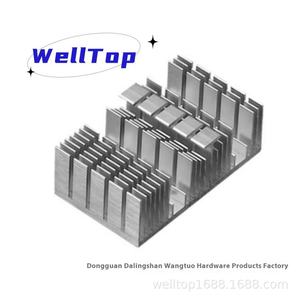 Radiateur en alliage d'aluminium usiné CNC personnalisé pour l'exportation, conception à dents fines pour dissipateur thermique électronique, ordinateur, téléviseur, lampe LED - Product Image 5