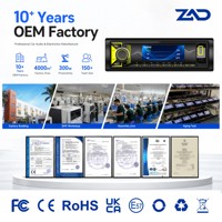 Autoradio simple DIN avec DSP, lecteur MP3, écran couleur TFT, Bluetooth 6.0, sortie RCA de qualité supérieure, égaliseur 31 bandes et son X-Bass