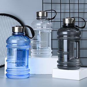 プラスチック製小型口直接飲用大容量屋外スポーツウォーターカップ2.2Lポータブルボトルストラップ付き夏新品 - Product Image 2