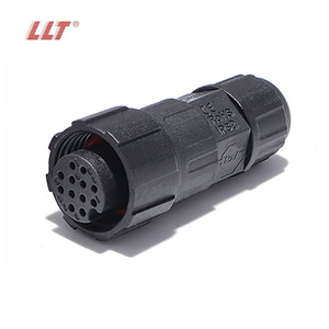 Llt M16 IP68 <span class=keywords><strong>12</strong></span> pin không thấm nước Nam Nữ Cáp nối cho tín hiệu - Product Image 3