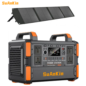 Station d'alimentation pour le camping en plein air, haute capacité 1008Wh, batterie lithium-ion, alimentation solaire 1200 Watts, contrôleur MPPT - Product Image 4