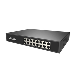 CCTV IP Camera High Performance 10/100M Ethernet <b>Switch</b> 16-port <b>Network</b> Wall-mounted 1U Rack-mounted - Product Image 3