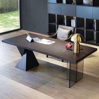 Bureau de direction moderne et écologique en bois durable de haute qualité avec tiroirs de rangement pour lecture, écriture et ordinateur – Vente en gros