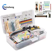 Kit de démarrage pour breadboard 830 points avec module d'alimentation MB-102, compatible Arduino UNO R3, pack de composants (en boîte)