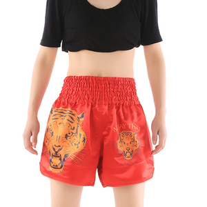 Vente en gros d'usine <span class=keywords><strong>de</strong></span> shorts <span class=keywords><strong>de</strong></span> muay-thaï tigre avec logo personnalisé pour hommes sublimation unie combat <span class=keywords><strong>de</strong></span> boxe brésil MMA grappling shorts - Product Image 5