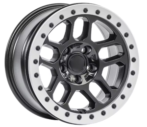 Nuevas <span class=keywords><strong>Llantas</strong></span> de Aleación Todoterreno <span class=keywords><strong>4x4</strong></span> de 17x8.0 con PCD 5x127 y <span class=keywords><strong>Beadlock</strong></span> Funcional, Neumático Sólido para SUV - Product Image 2