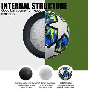 Ballon de football officiel de la ligue de football, champions sportifs, ballon de football en PU de première qualité, ballon de futsal, entraînement de football, ballon de football pour les matchs et les entraînements des jeunes - Product Image 6