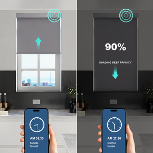 Tende a Rullo Motorizzate Elettriche Wireless Personalizzate, Automatiche e Intelligenti, Senza Foratura, 2 in 1 Motorizzate e Manuali - Product Image 5