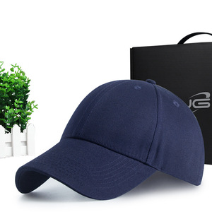 Gorras de béisbol de estilo clásico para hombre y mujer, gorras de béisbol de algodón liso, color negro y gris, ajustables, con visera deportiva, envío rápido - Product Image 1