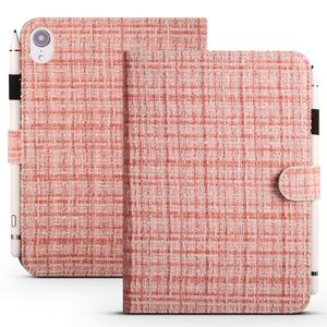 Funda de Tela con Diseño de Cuero PU para Tablet iPad 10th Air 3 4 5 Mini con Correa para Lápiz, Funda para Tablet Samsung A7 8 9 para Xiaomi 5 6 Pro - Product Image 1
